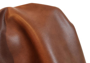 Open image in slideshow, Pecan Brown Heritage collection Pebblegrain tumbled Faux Vegan leather
