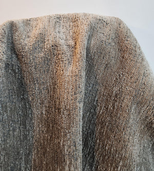 Open image in slideshow, Premium Turkish Chenille Fabric in Taupe Color (55 inch width)
