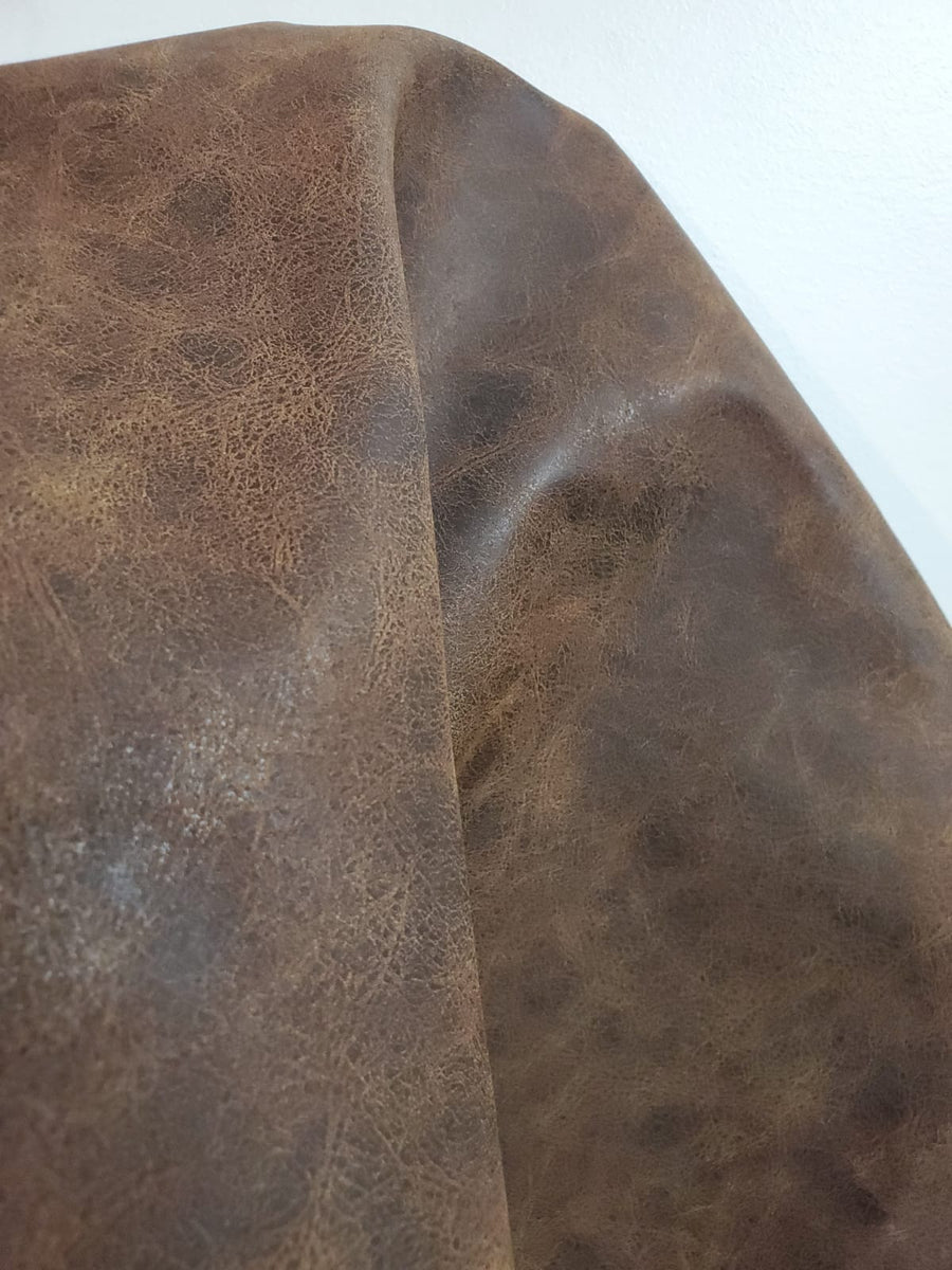 Brown Distressed Vintage Vegan leather – Veganlthr