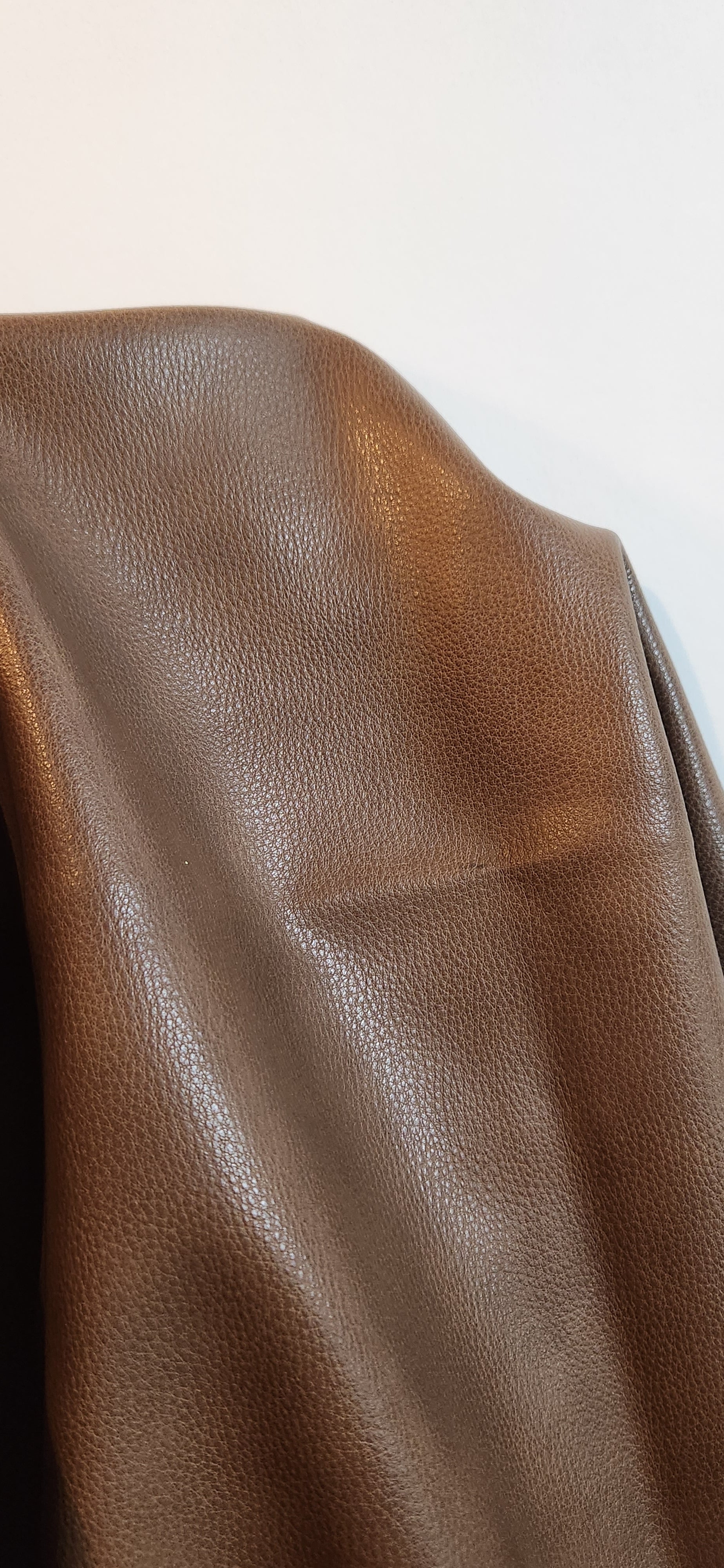 Walnut Brown Heritage collection Pebblegrain tumbled Faux Vegan leather