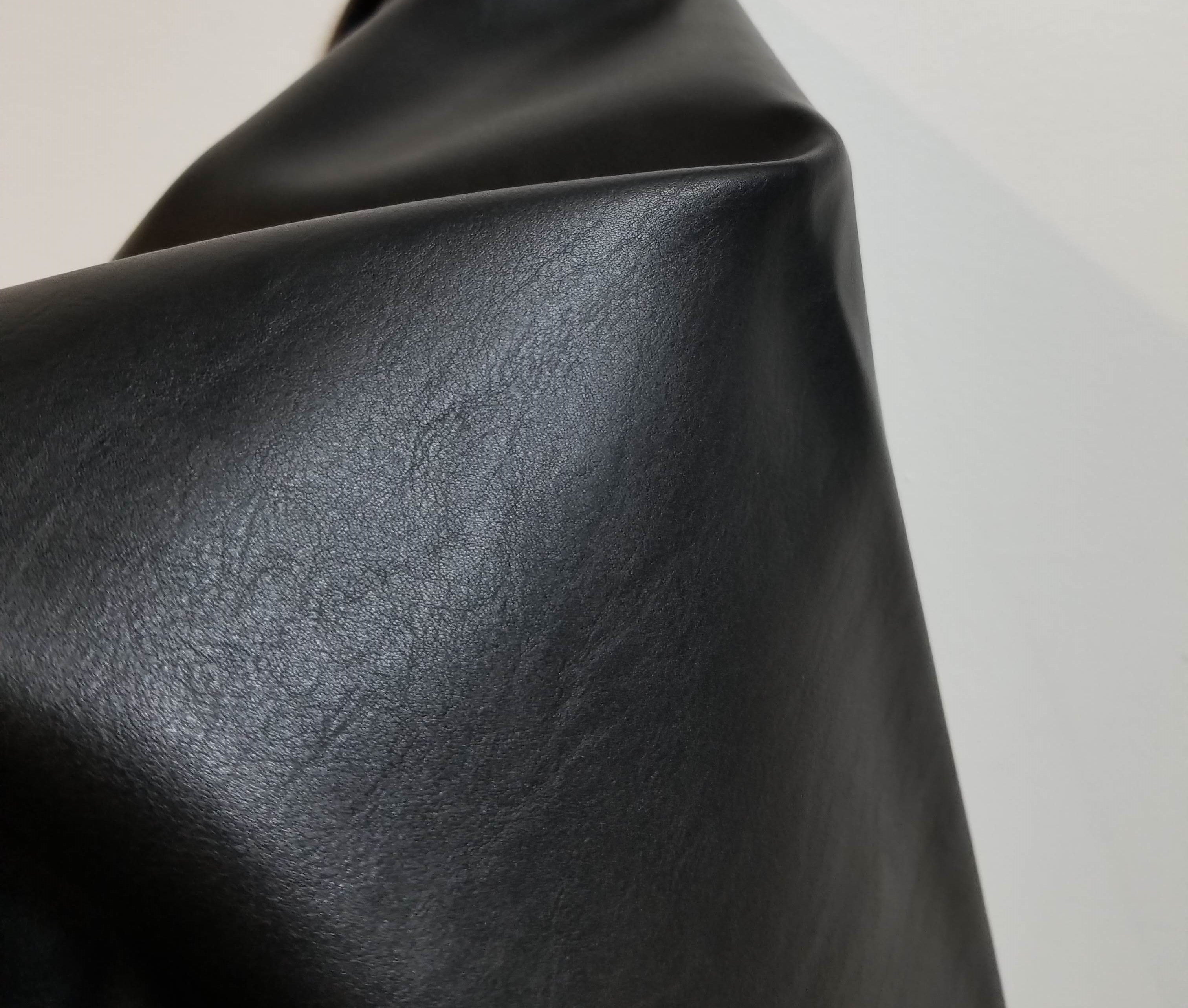 Black Smooth Faux Vegan leather – Veganlthr