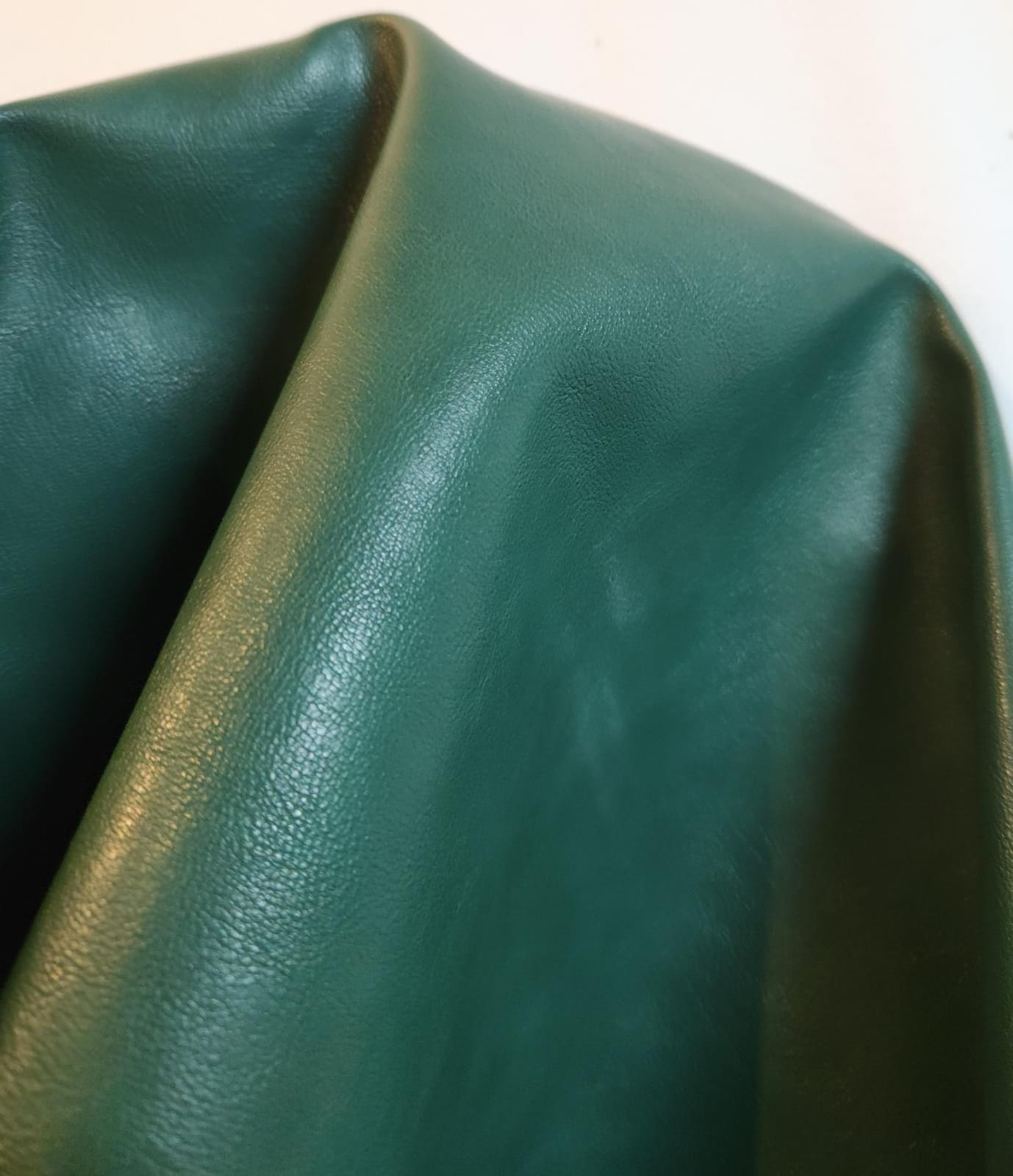 Hunter Green Faux Vegan leather